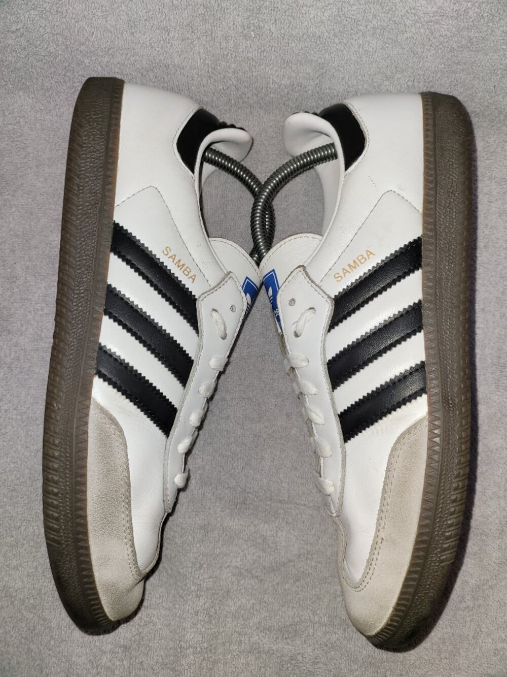 Adidas Samba OG Originals White Black Sneakers Mens Size 10 (#1041) - Picture 3 of 16